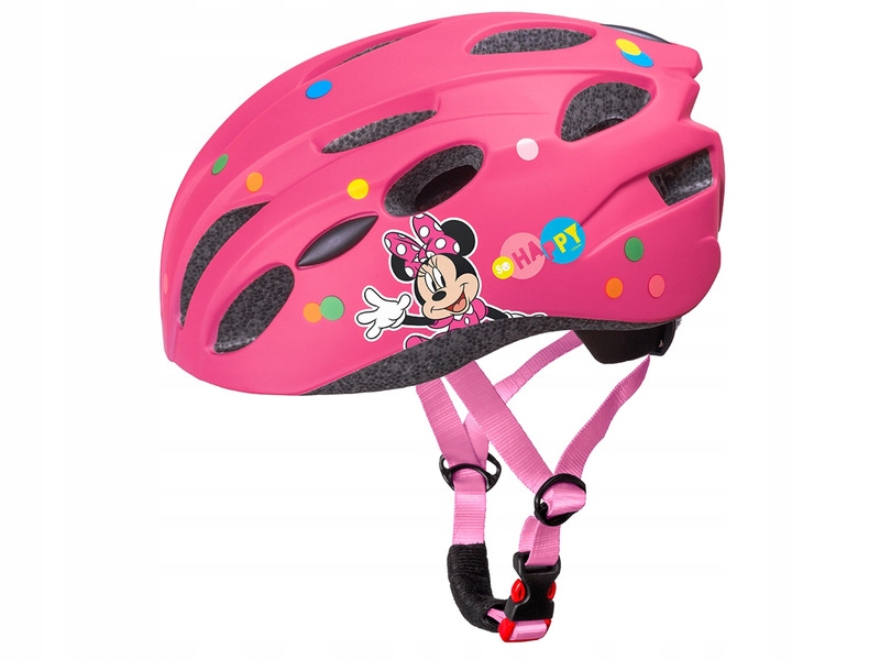 Kask rowerowy Disney Myszka Minnie Różowy dla Dzieci (rozmiar M)