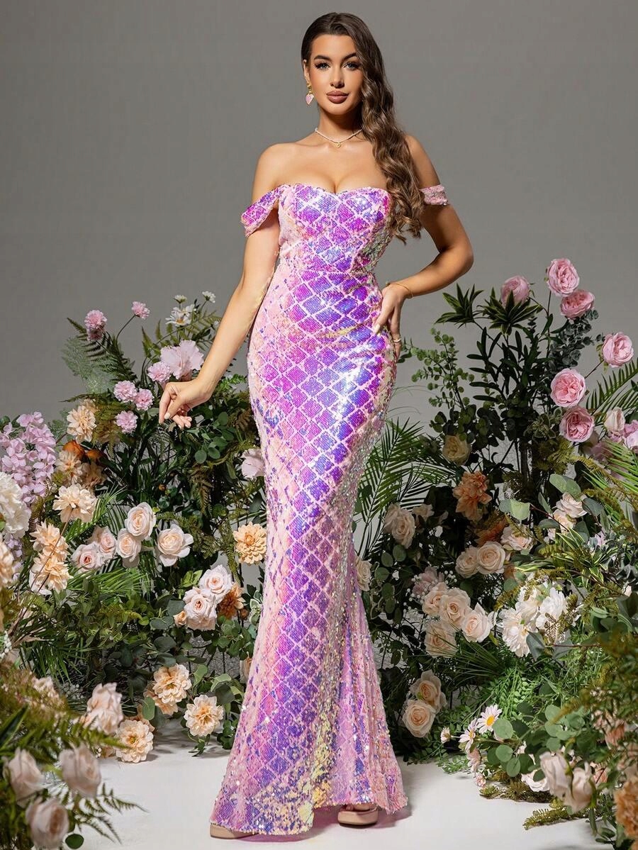 LC22113 Love&lemonade Šaty Bohatě Zdobené Flitry (13) M