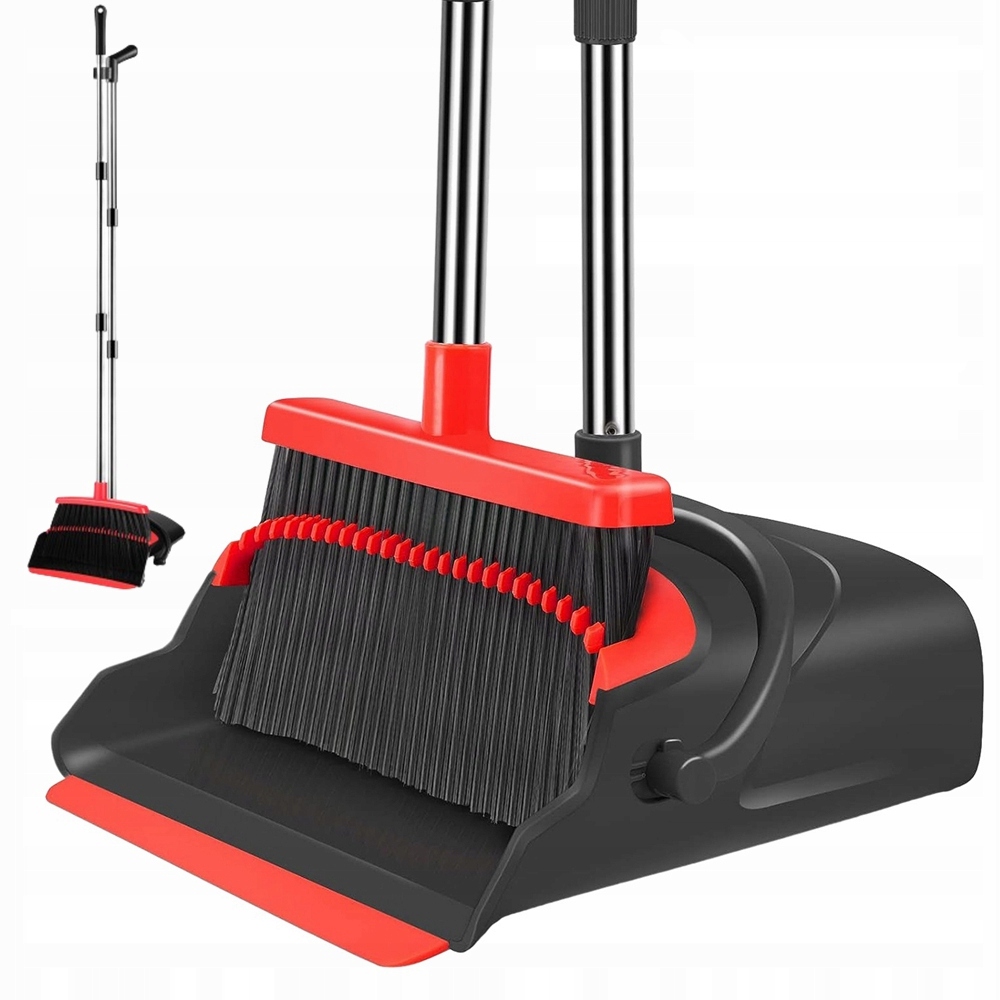 Levně Sada Leniuch Kartáč Smetáček Metla na tyči pro úklid a zametání