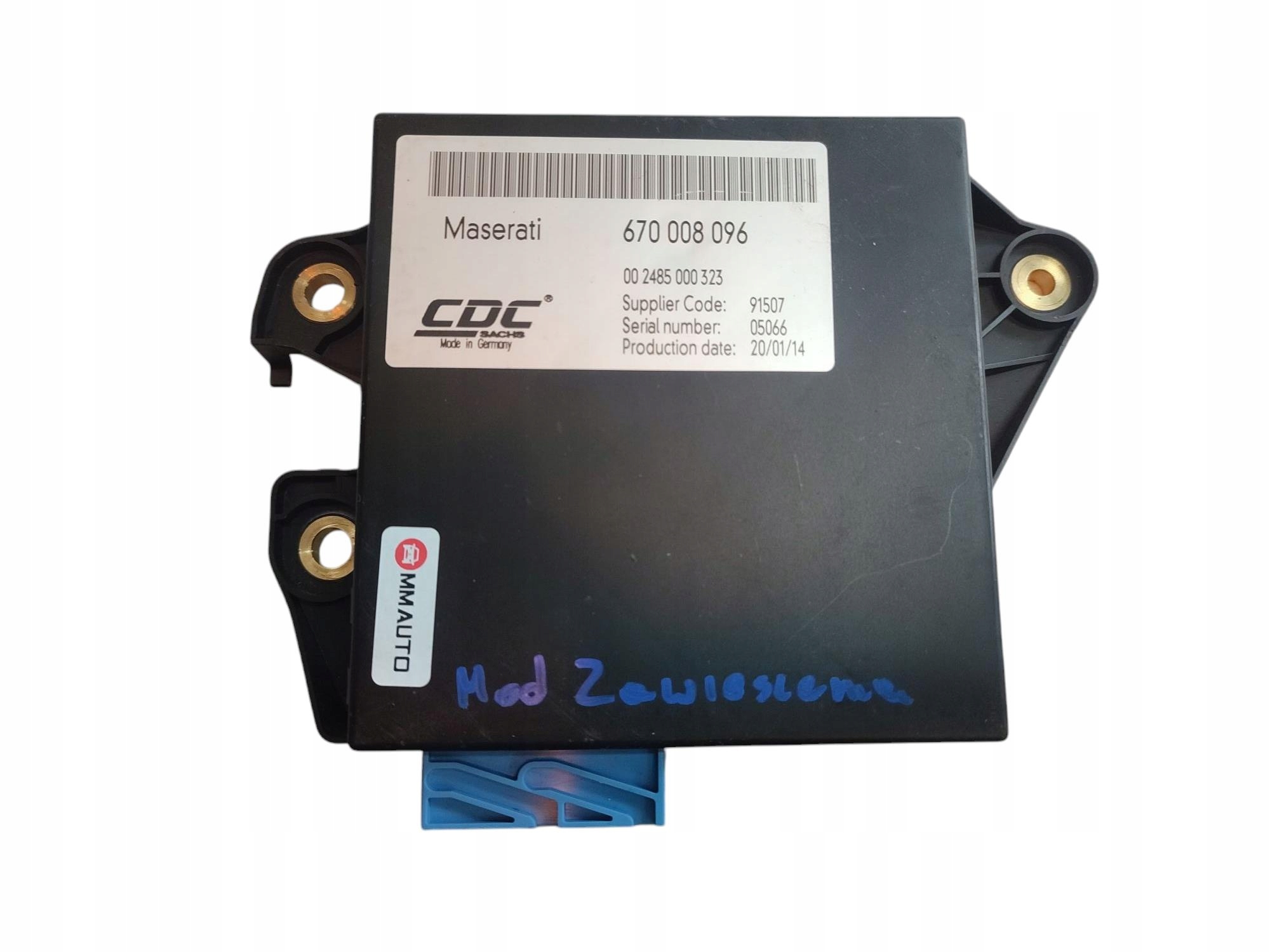 module control unit springing MASERATI GHIBLI III 670008096