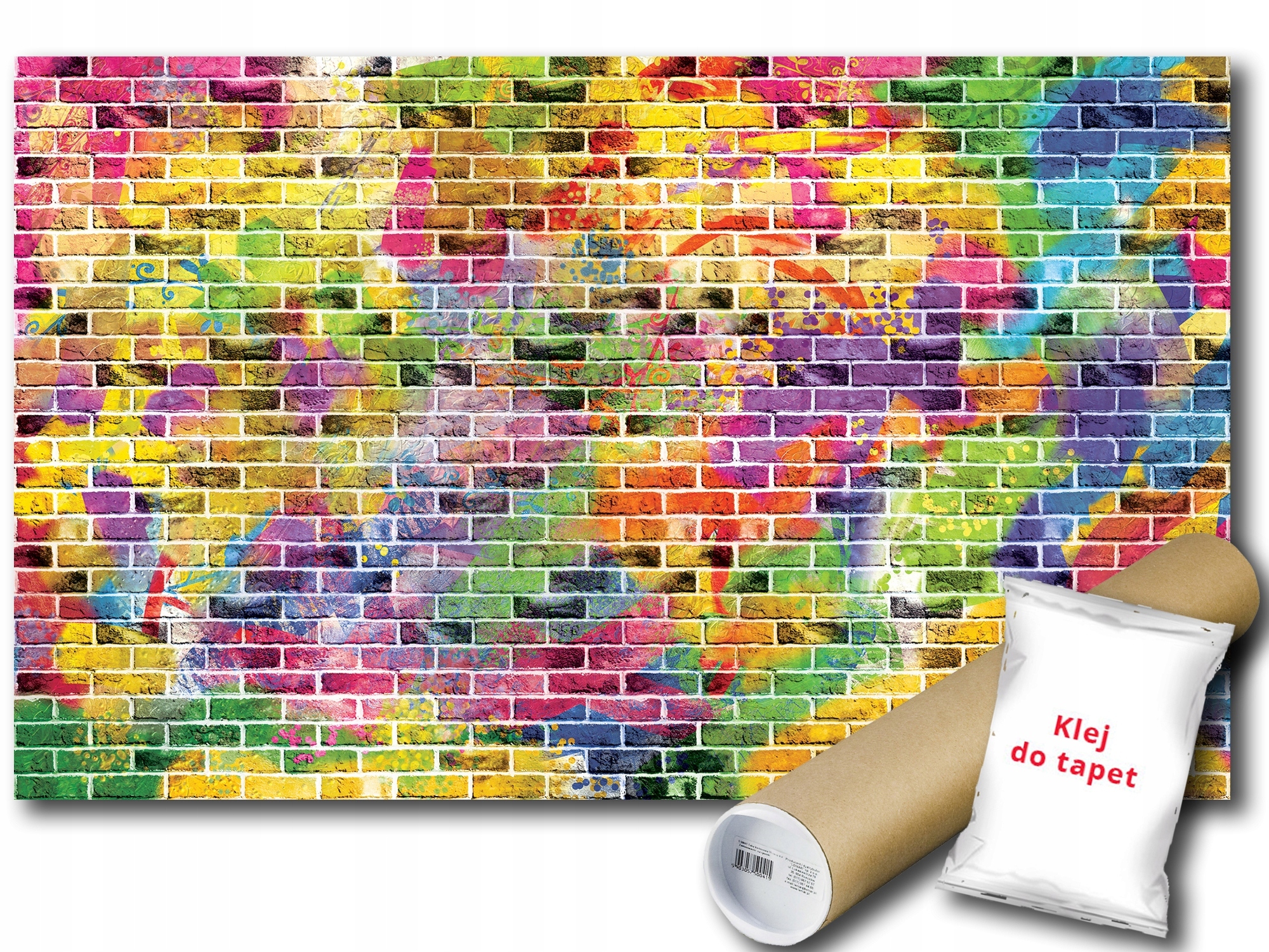 Vinylová Fototapeta Cihlová Zeď Graffiti Street Art Grafika 208x146