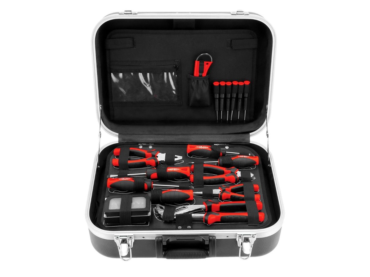 AIRPRESS ZESTAW KLUCZY 106 ELEMENTÓW W WALIZCE