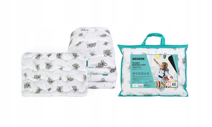 Komplet dziecięcy kołdra 100x135 poduszka 40x60 koala EAN (GTIN) 5903313528986