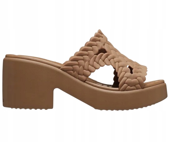 Crocs Nazouváky Hnědé S Podpatkem 34-35 Jal