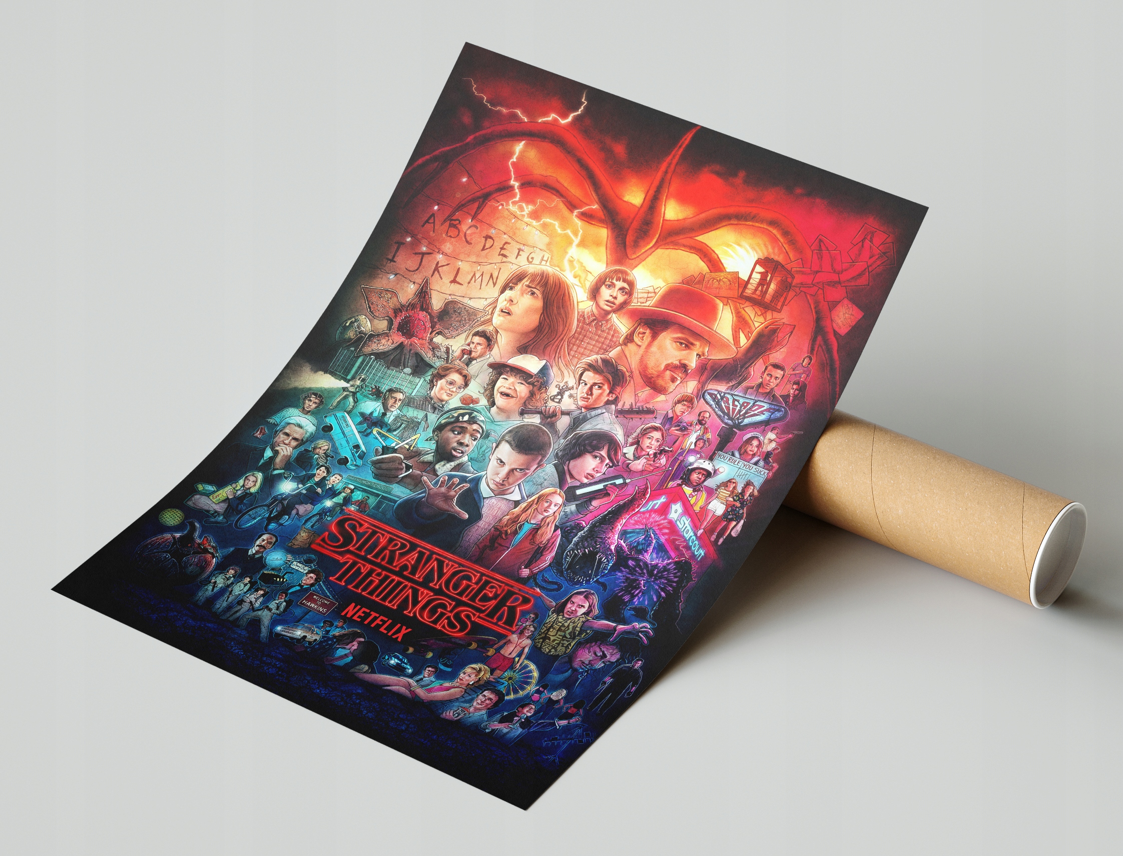 Plakat STRANGER THINGS 100x70 cm #148 Rodzaj bez ramy