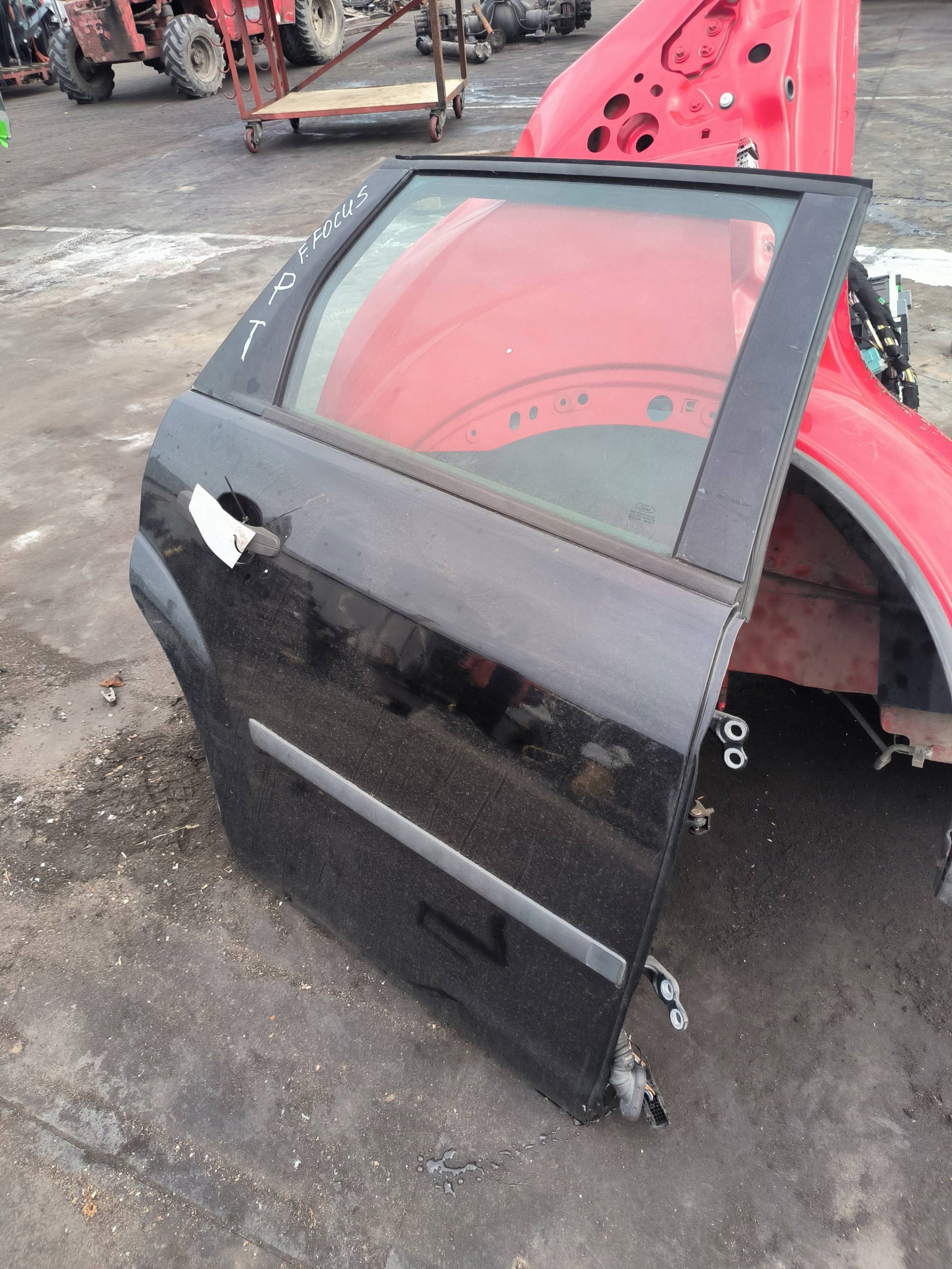 Tür rechts heck schwarze FORD FOCUS MK2 KOMBI