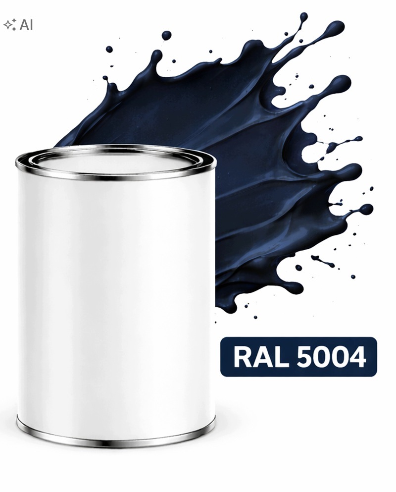 Ral 5004 Alkydová smaltovaná lesklá Barva na kov a ocel 1L