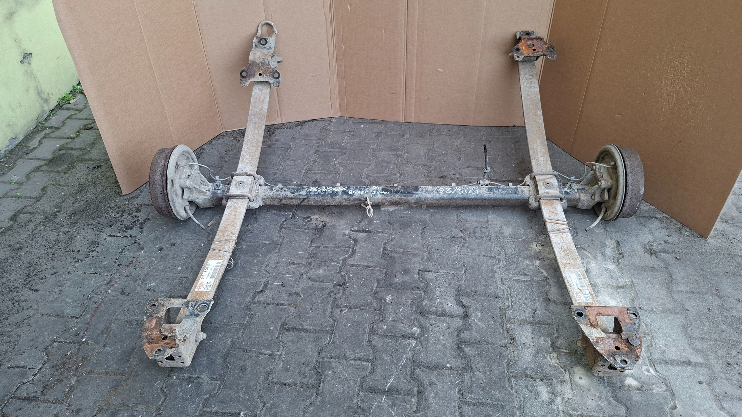 Achsträger heck RESORY PEUGEOT BOXER und 2.0HDI