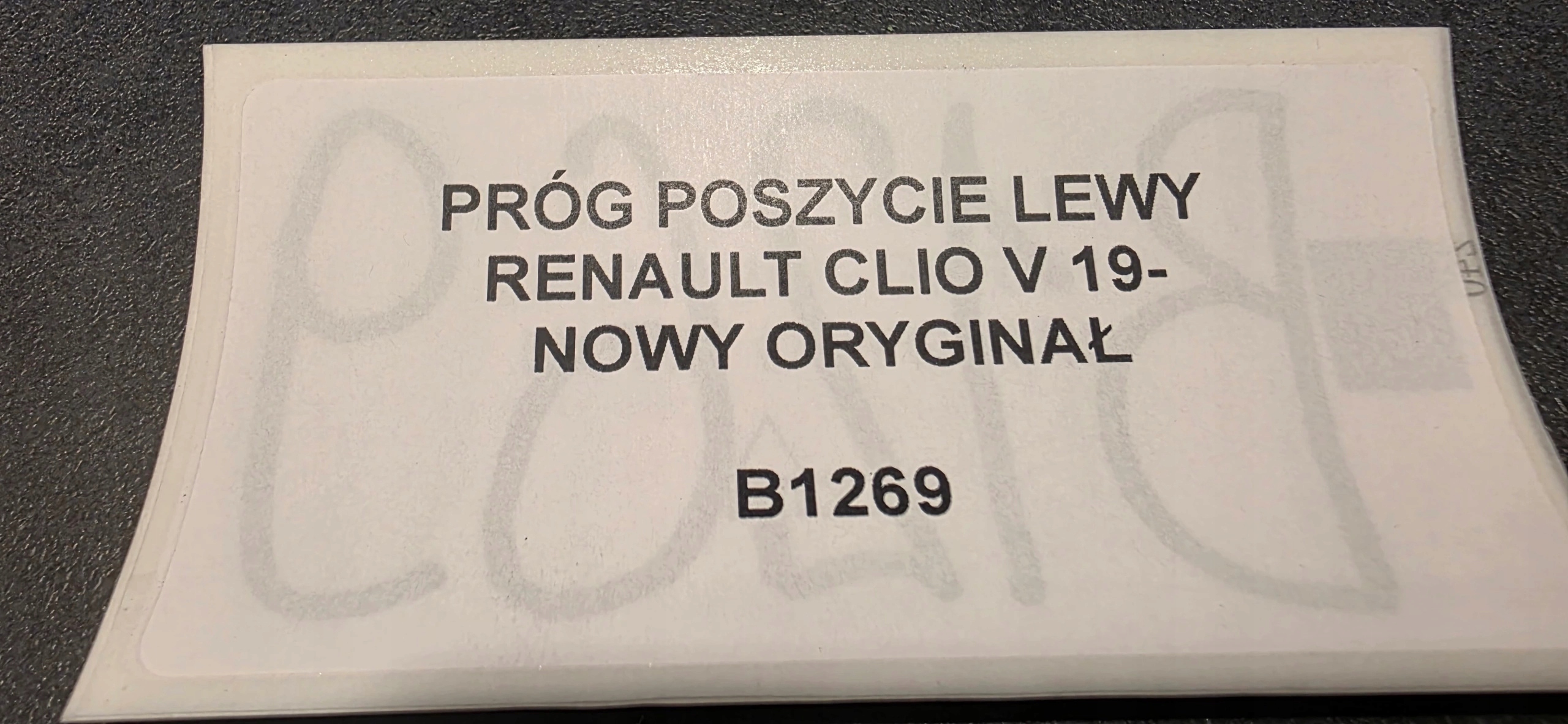 threshold side left RENAULT CLIO V 19- new original