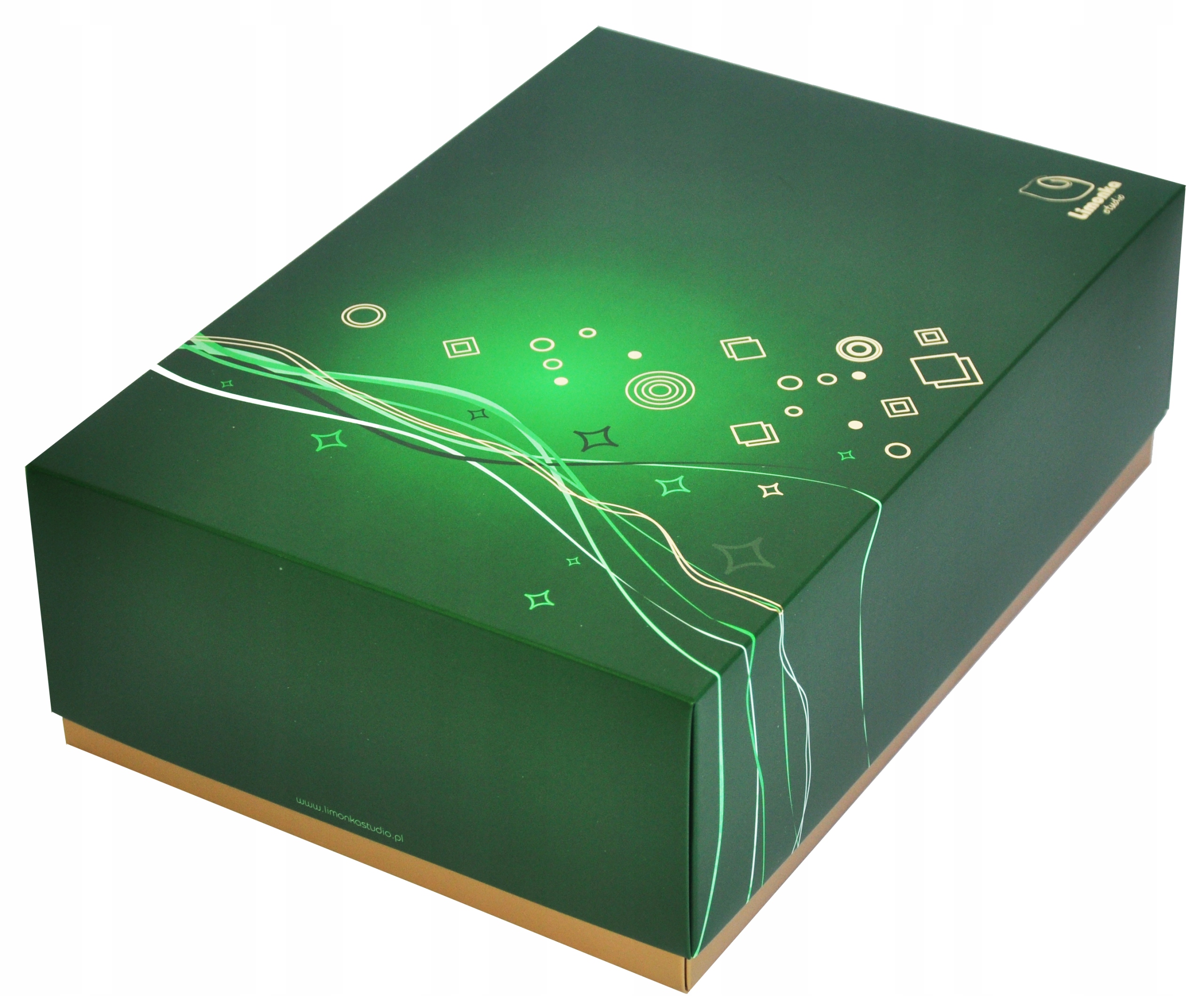 

Pudełko Ozdobne Karton Duże zielone