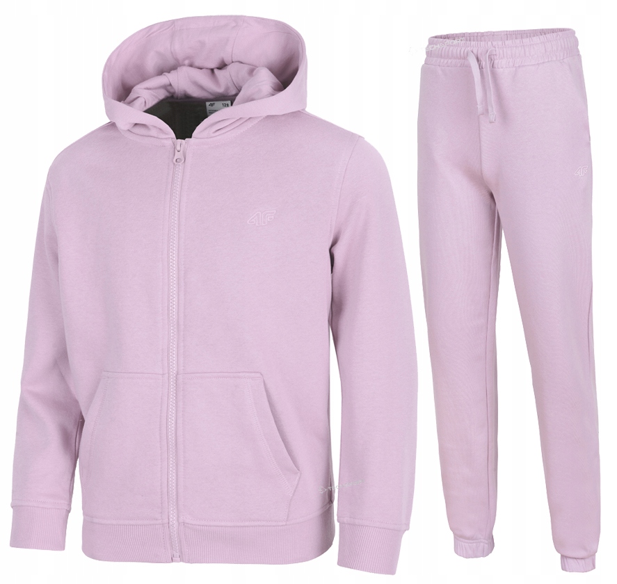 4F Ocieplany Dziewczęcy Dres Komplet Bluza Spodnie rozm 146