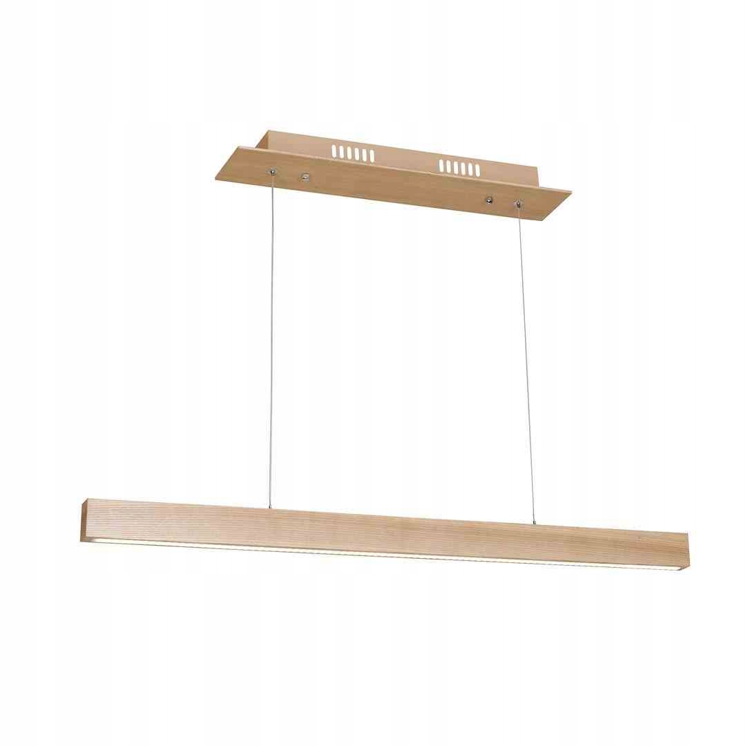 MiLAGRO Závesná lampa Timber 18W Led Stropný luster Osvetlenie
