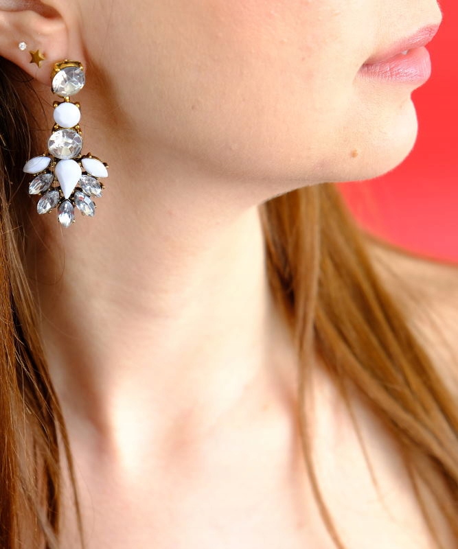 KOLCZYKI ŚLUBNE CRYSTAL CLASSIC BIAŁE Cechy nie zawiera niklu