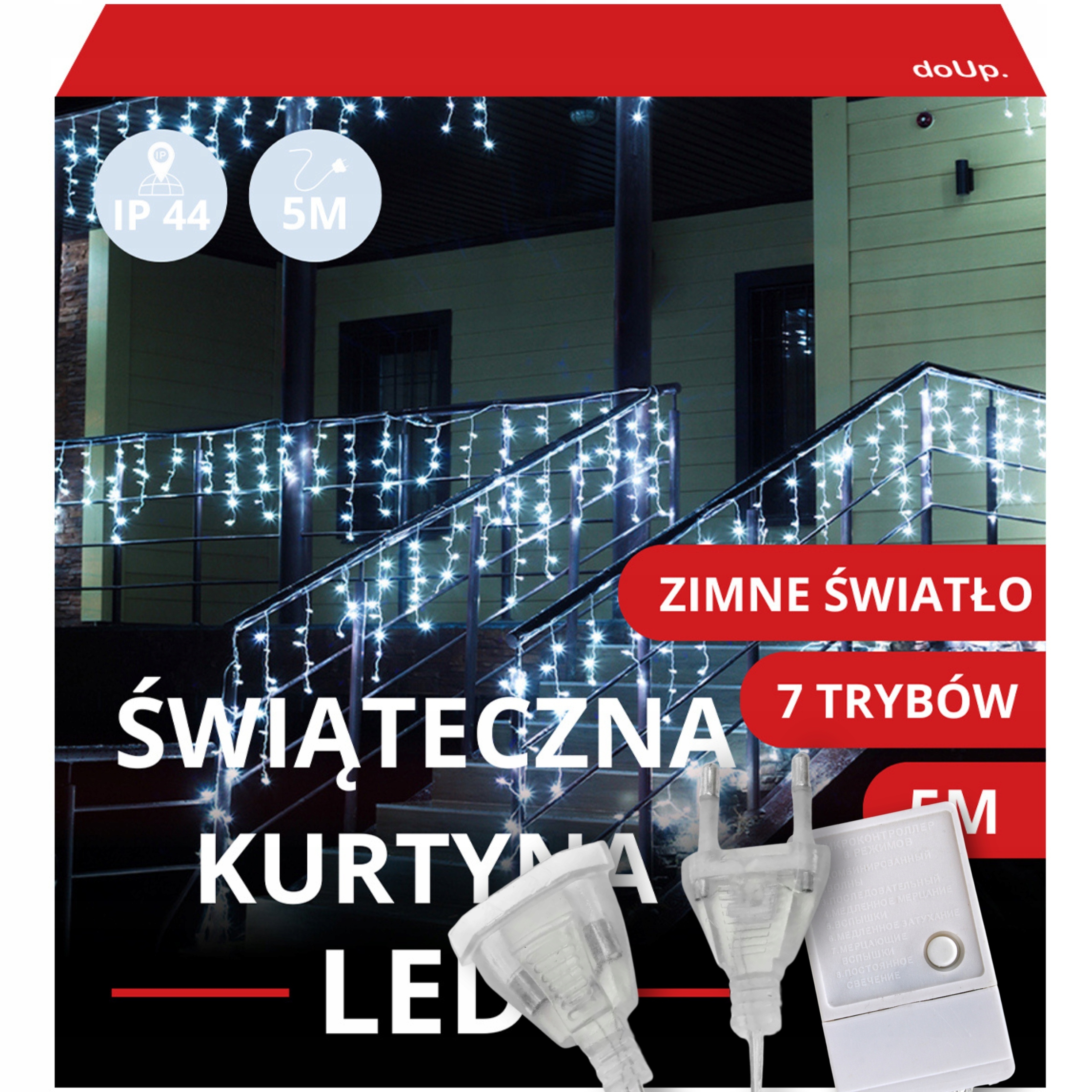 Led Girlanda 5M 150 Lamp Závěs Na Terasu Venkovní Vánoční