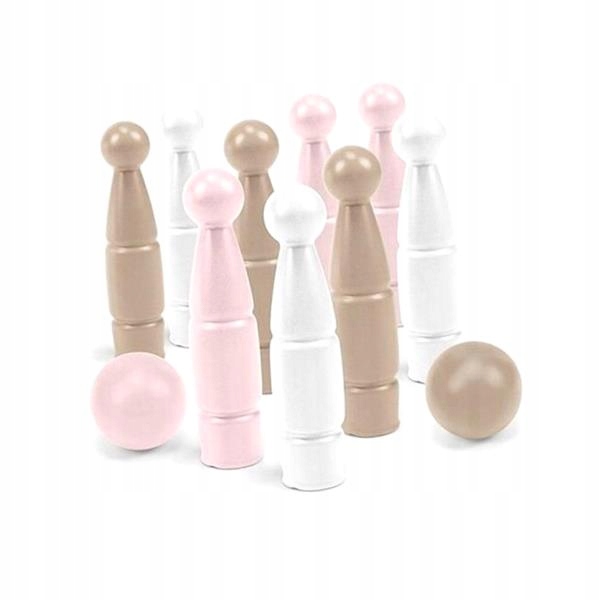 RÓŻANA WATA CUKROWA ZESTAW DO GRY W KRĘGLE 11EL