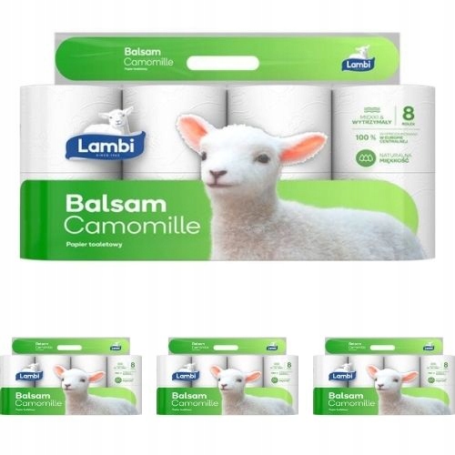 Papier toaletowy Lambi Balsam Camomille 32 rolki