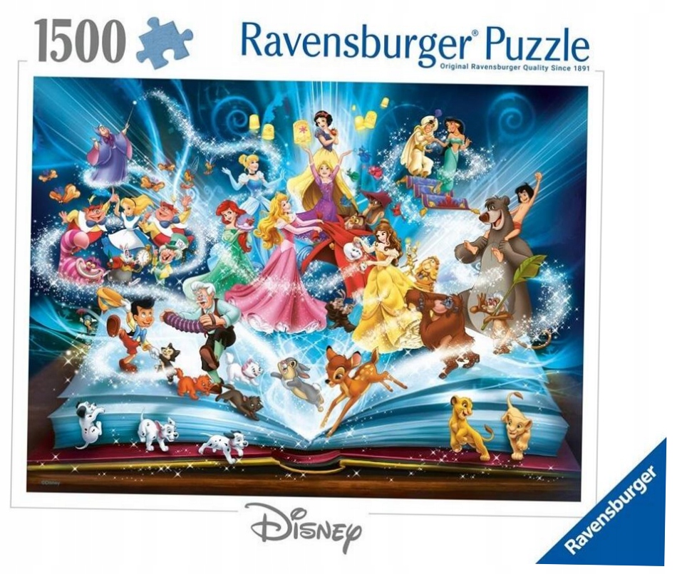 Puzzle 1500 Księga opowieści Disneya