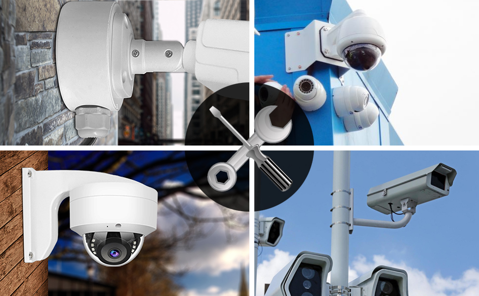 UNIWERSALNY Uchwyt słupowy NA SŁUP DO KAMER CCTV Stan opakowania oryginalne