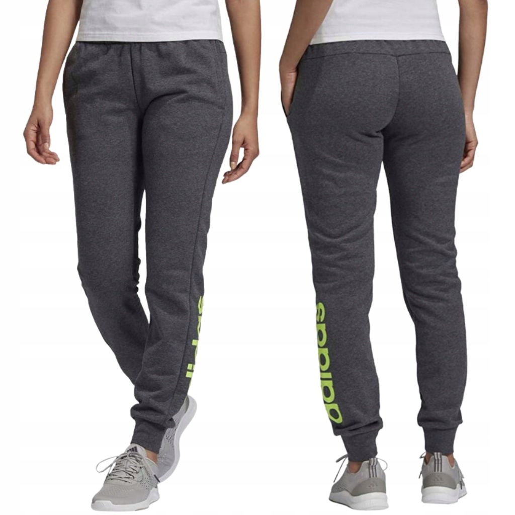 Spodnie sportowe damskie treningowe Adidas jogger do biegania lekkie S