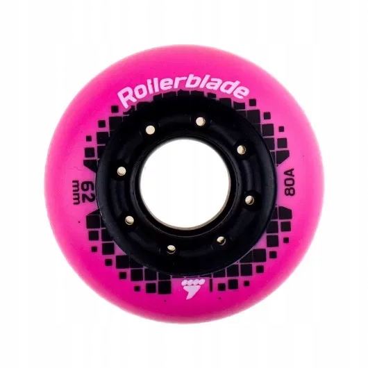 Zestaw 4 kółek Rollerblade 62/80A Apex Pink