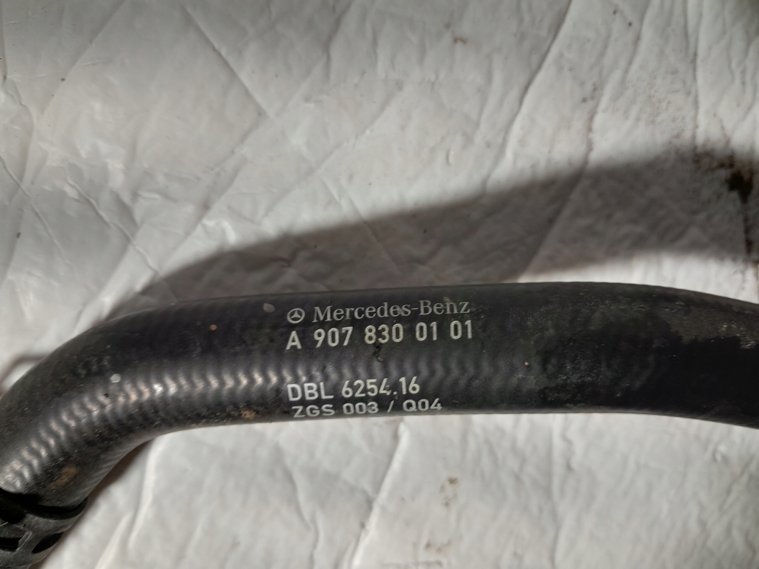 MERCEDES SPRINTER W907 cijev prijenos vode A9078300101