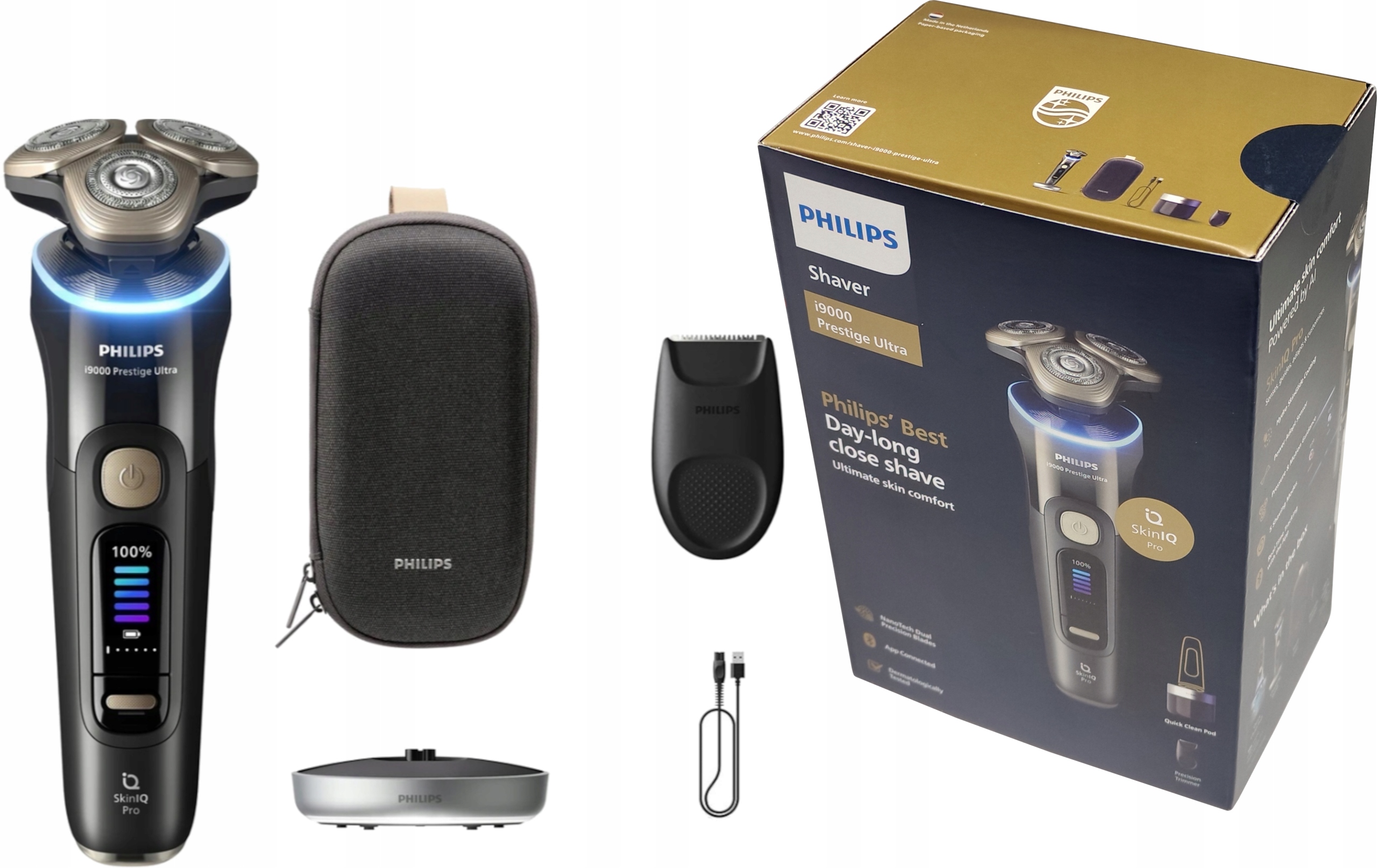 Golarka Męska Philips Shaver I9000 Prestige Ultra XP9405/31 Skin Iq Pro