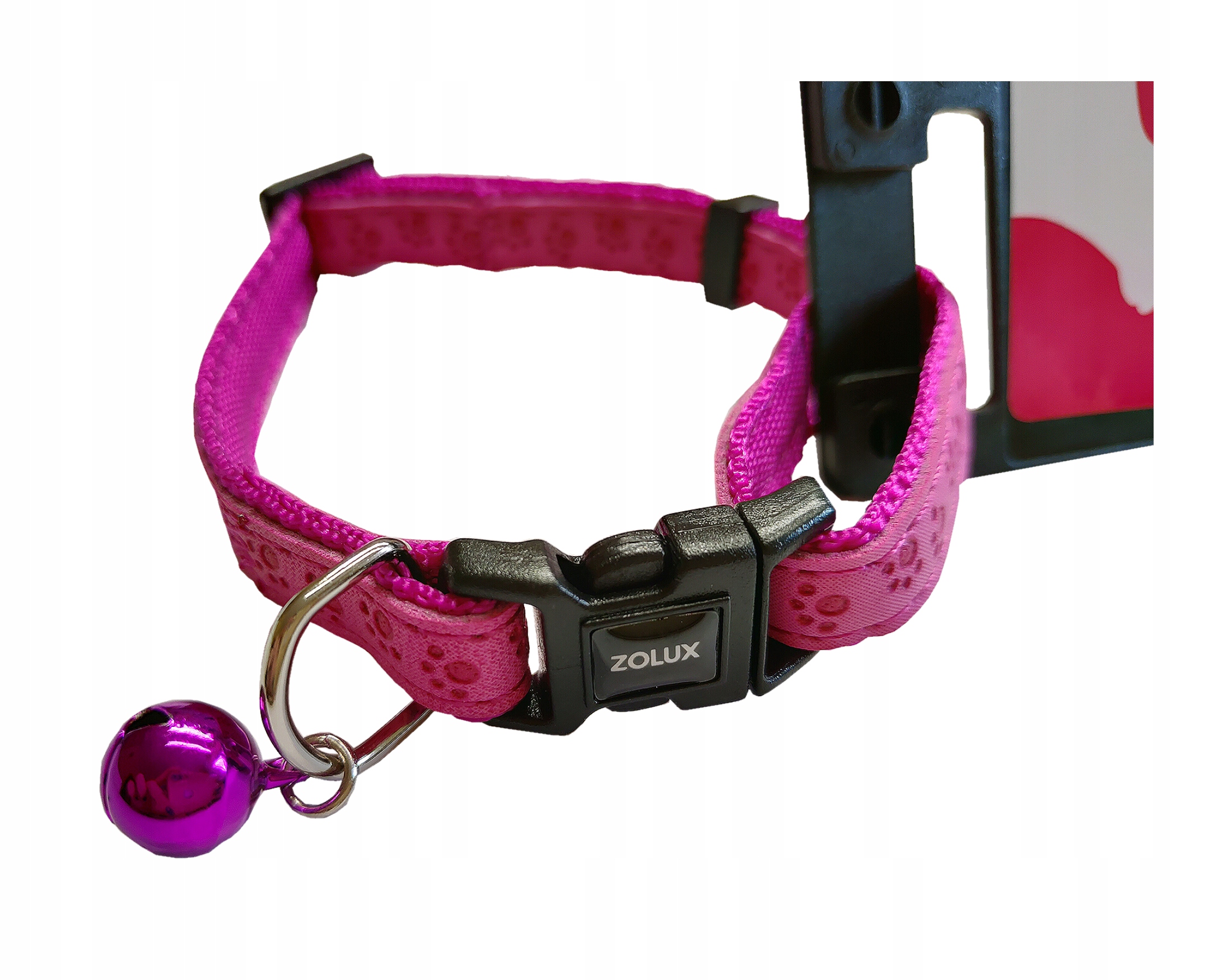 

Zolux obroża Dla Kota Mac Leather 10mm Fuksja