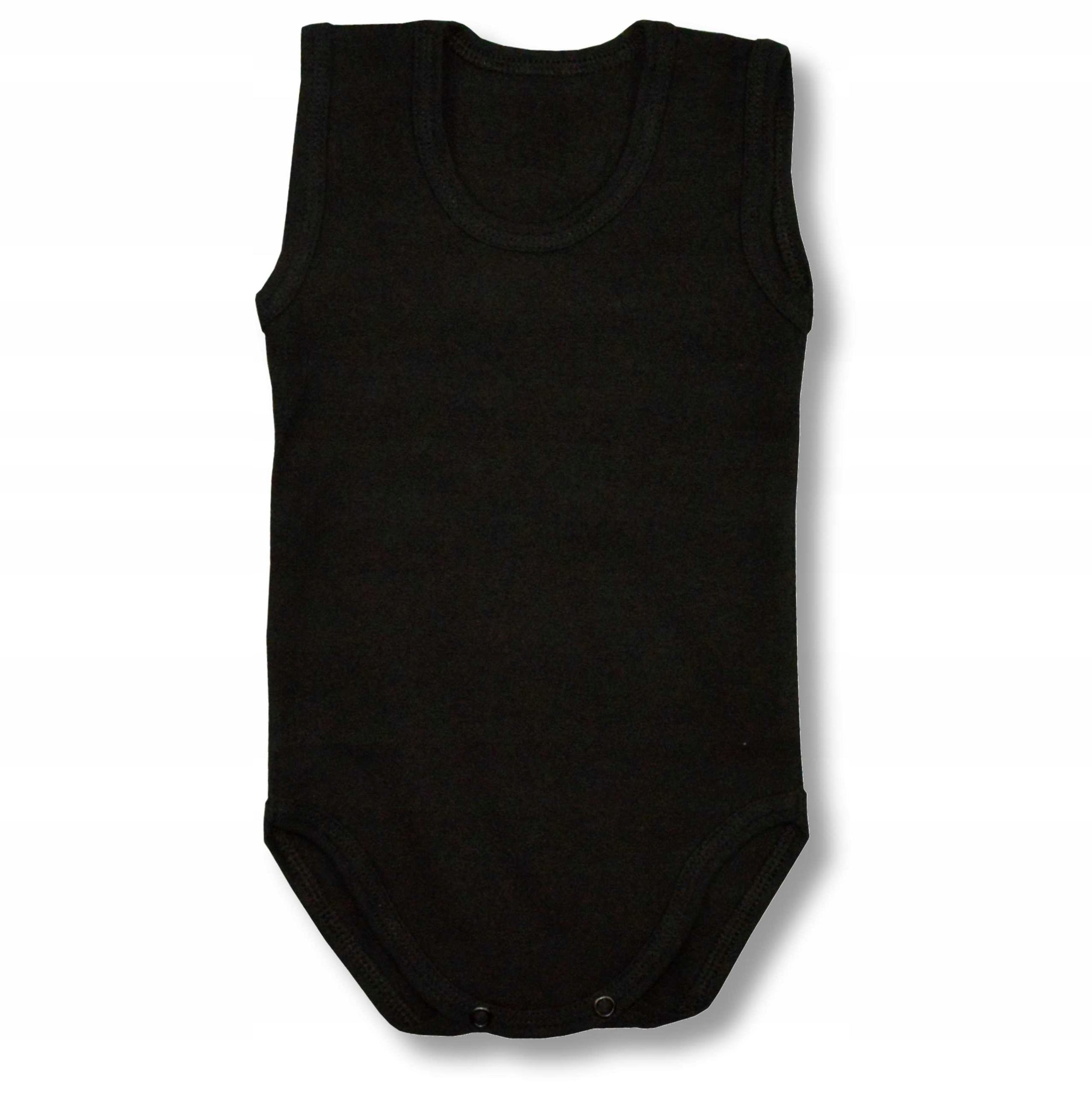 

Body dziecięce Na Ramiączkach bawełniane 98 Czarne