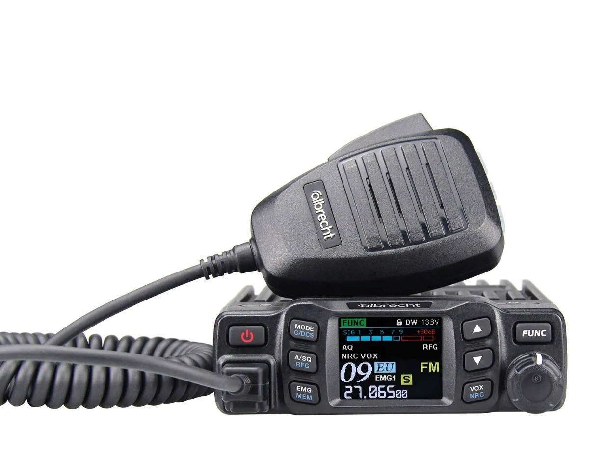 Albrecht Ae 5900 Mini najmniejsze Cb radio Am Fm Ssb 12W, Nrc, Anc