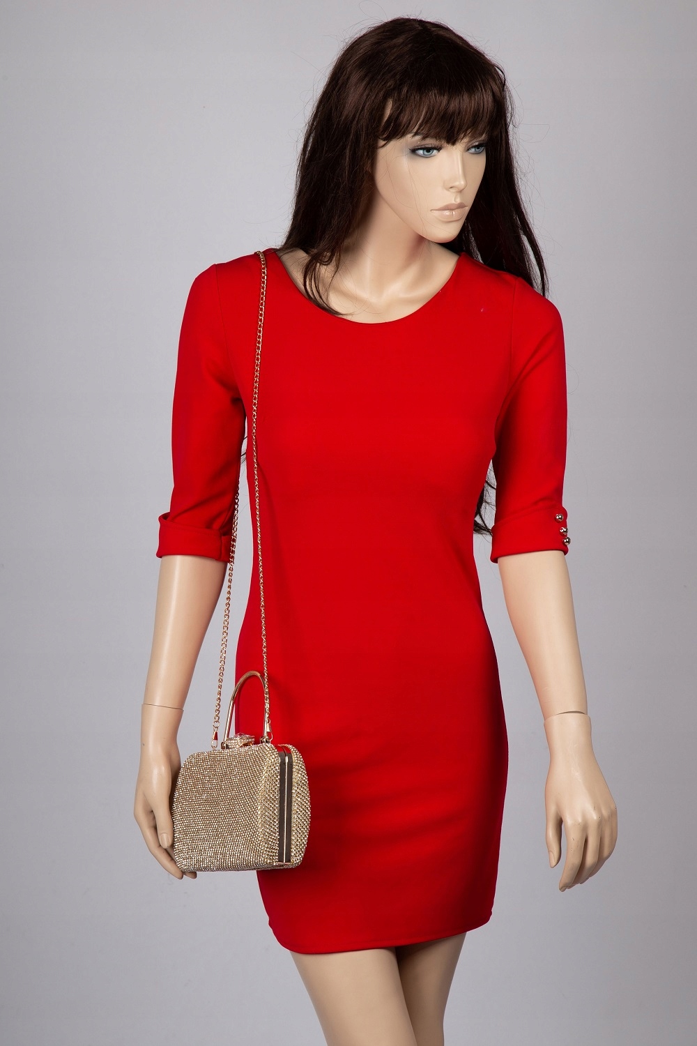 TOREBKA PUZDERKO WIECZOROWA WIZYTOWA KOPERTÓWKA Wzór dominujący bez wzoru