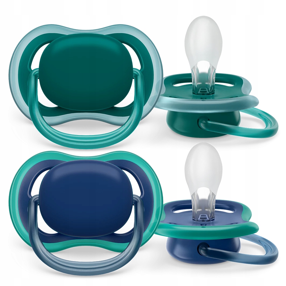 PHILIPS AVENT ULTRA AIR SMOCZEK USPOKAJAJĄCY 6-18M SILIKONOWY 2SZT + ETUI Marka Philips Avent