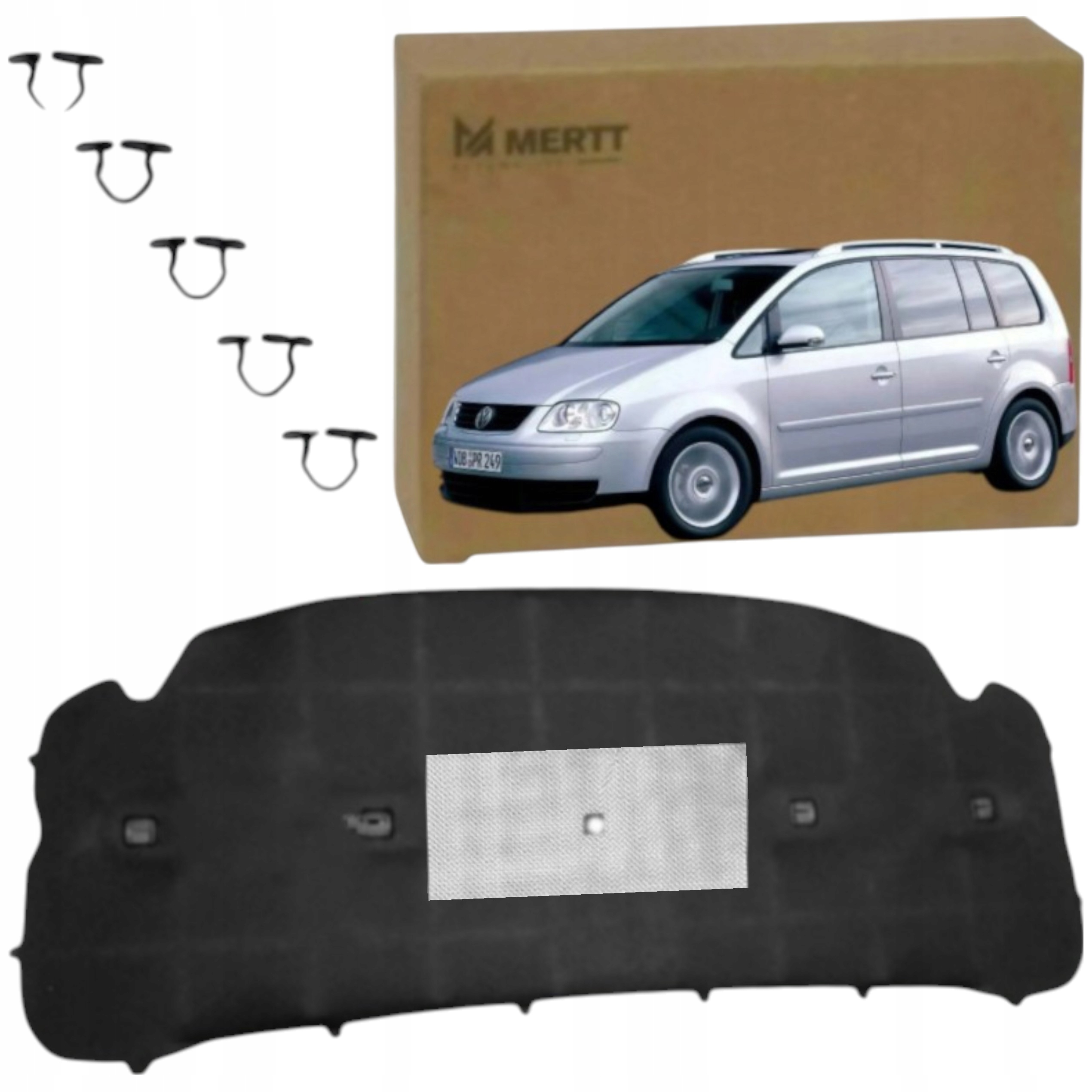 Utlumení Tlumení Masky Podložka Podbití Volkswagen Touran A Caddy III