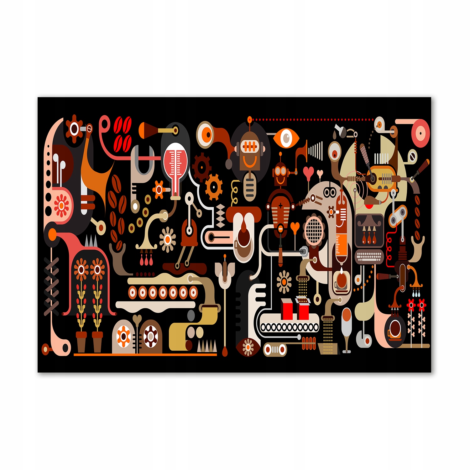 

Obraz zdjęcie szkło akryl Produkcja kawy 100x70 cm