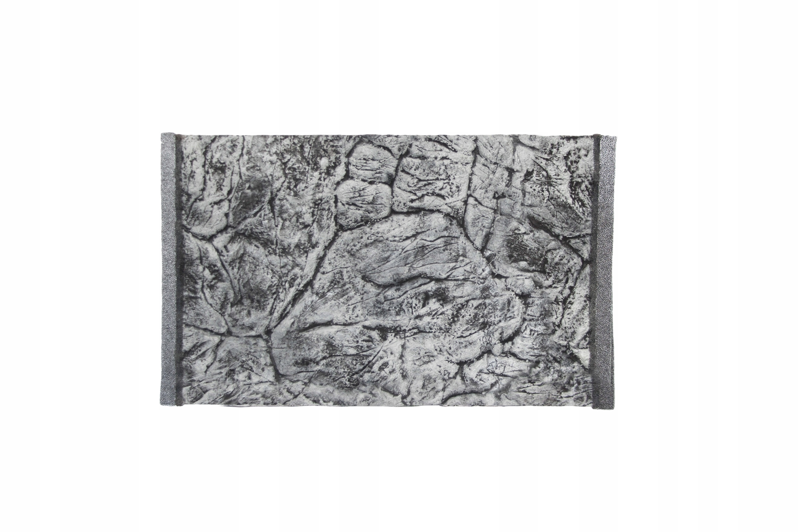 Levně Ploché pozadí pro 3D akvárium, strukturované, šedé, 100x50