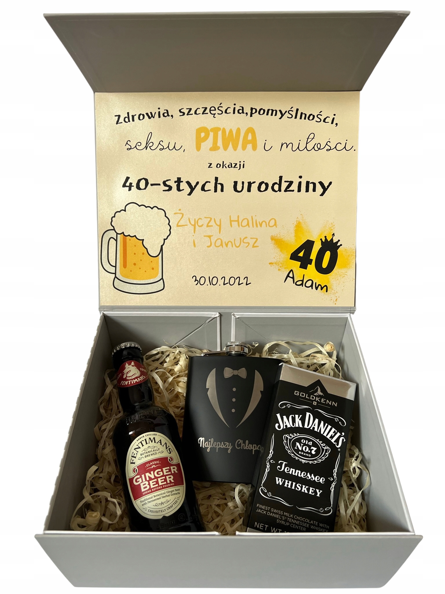 Krabička Box dárek k 30,40,50,60. narozeninám