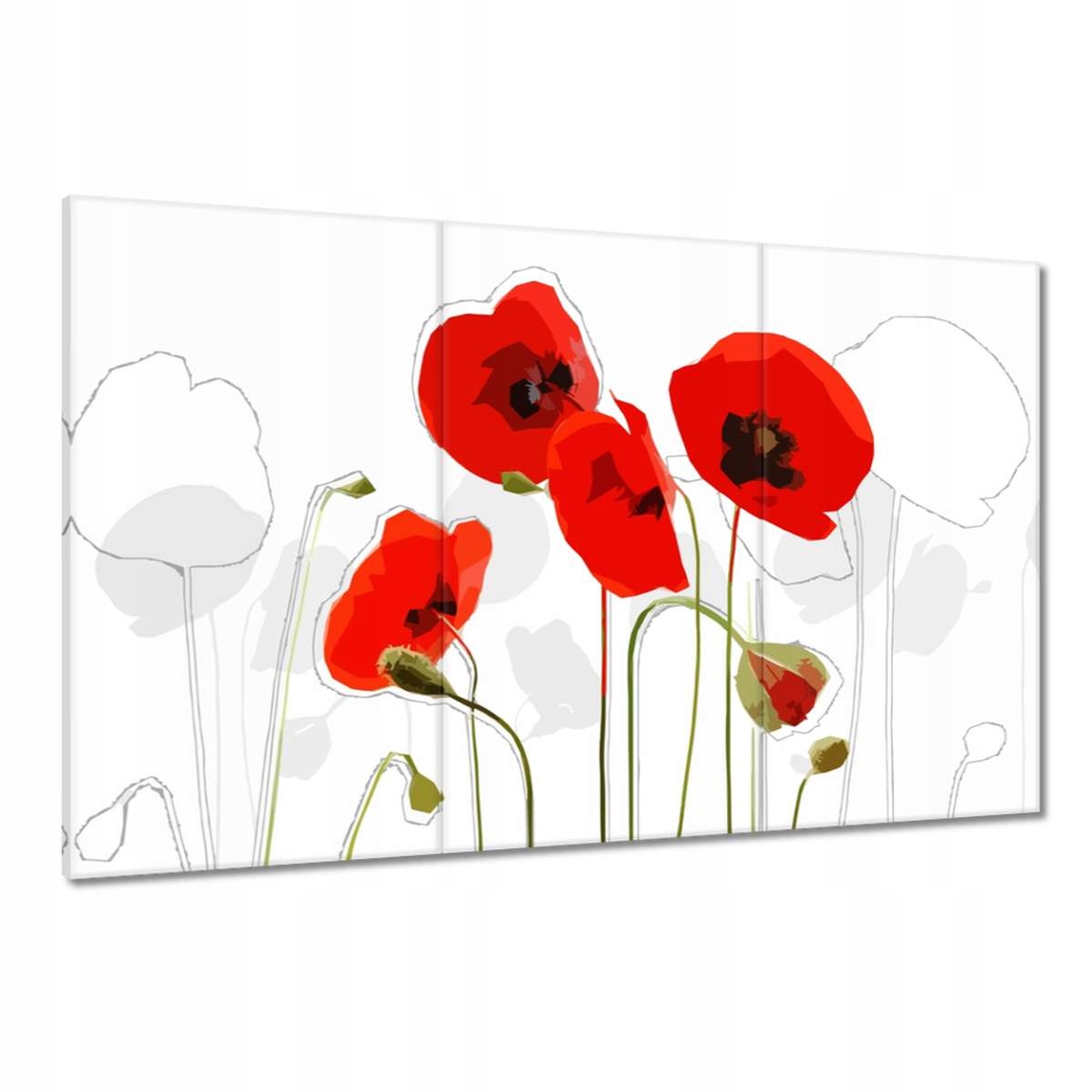Obrazy 120x80 Červené máky Květiny