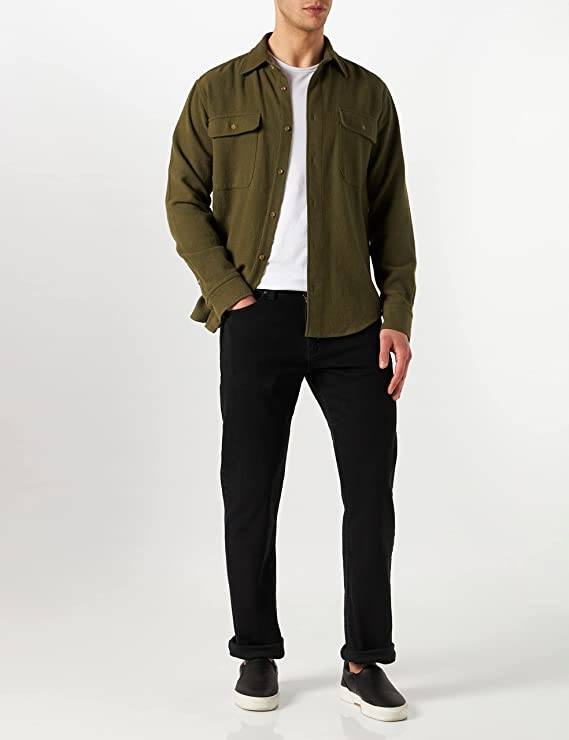 LEE LEGENDARY REGULAR BLACK OVERDYE L76BTMQO 38/30 Marka Lee