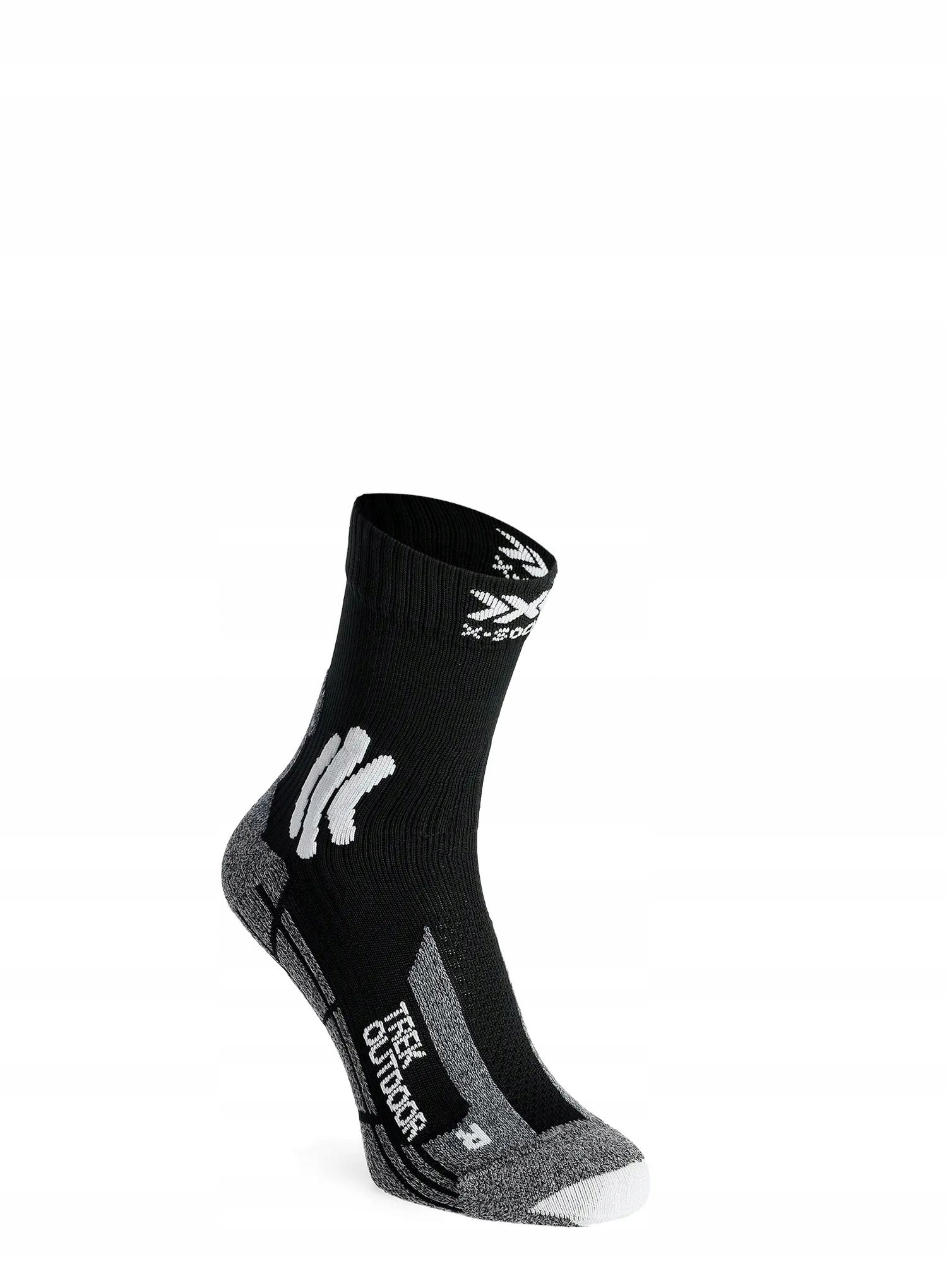 Skarpety trekkingowe X-Socks Trek Outdoor opal blk/dolomite grey 42-44