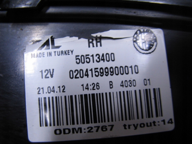 light right rear part ALFA ROMEO GIULIETTA