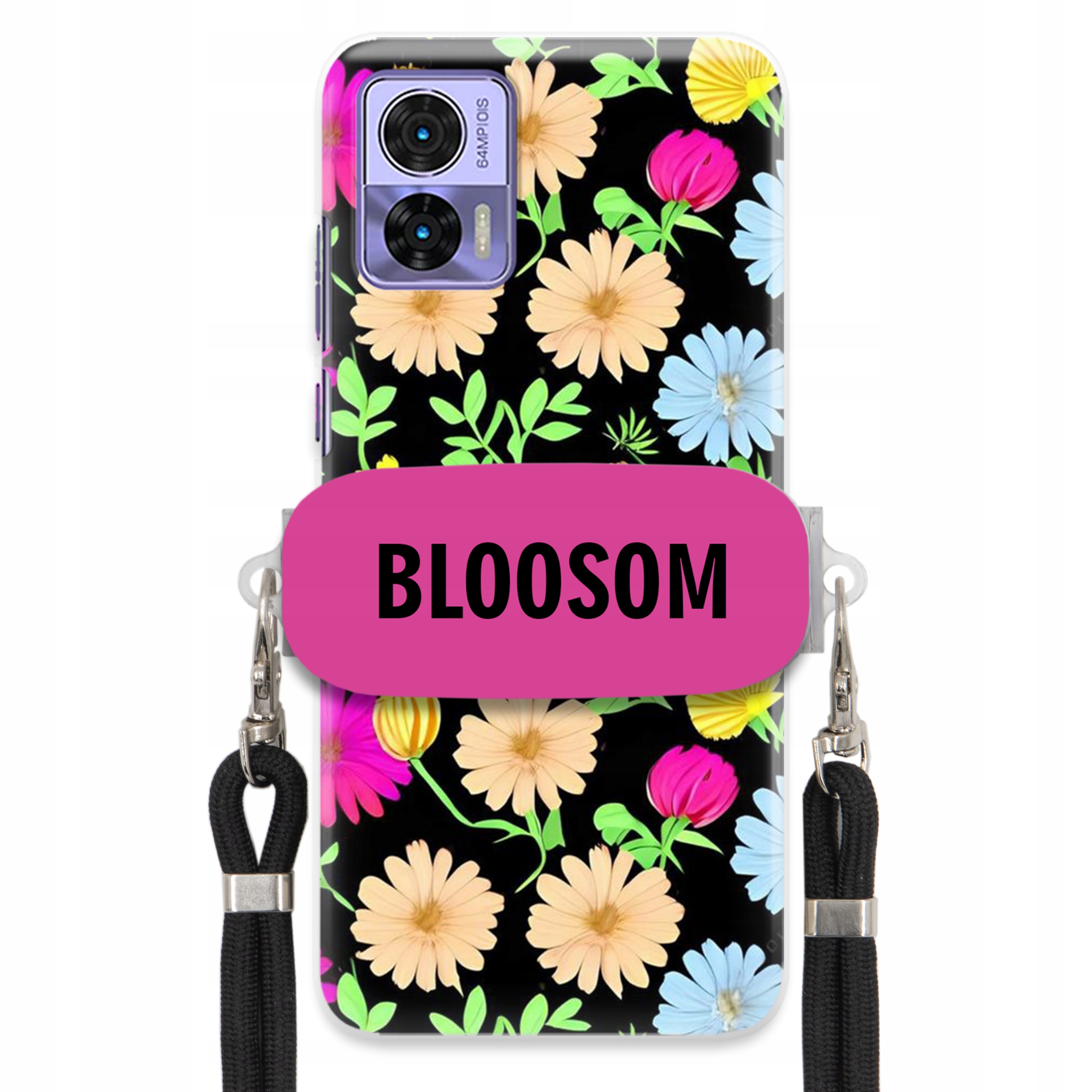 Puzdro Crossbody Pre Motorola Edge 30 Lite Case Kvety Bloosom Flower