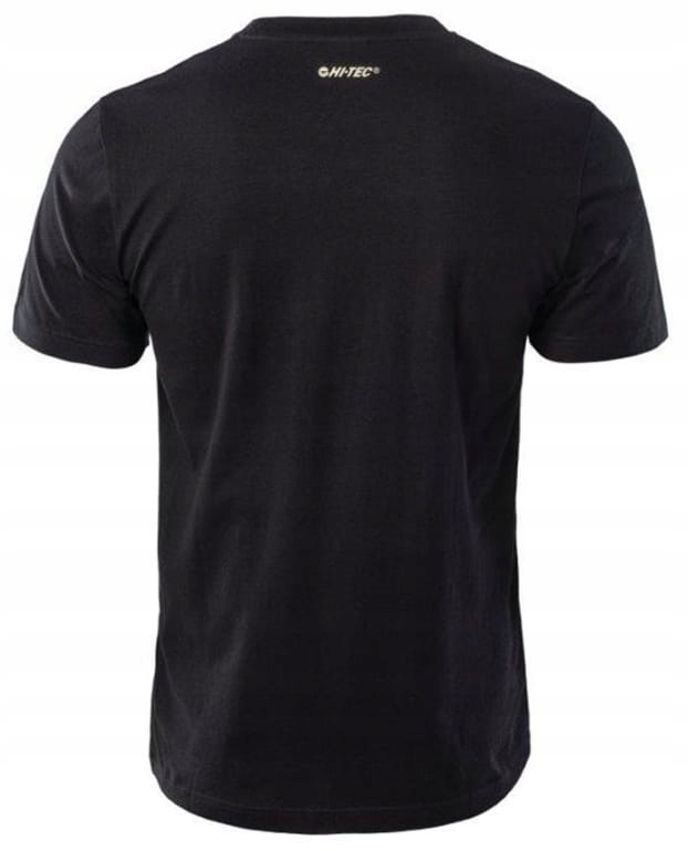 HI-TEC KOSZULKA MĘSKA BAWEŁNIANA T-SHIRT CZARNY Rozmiar L