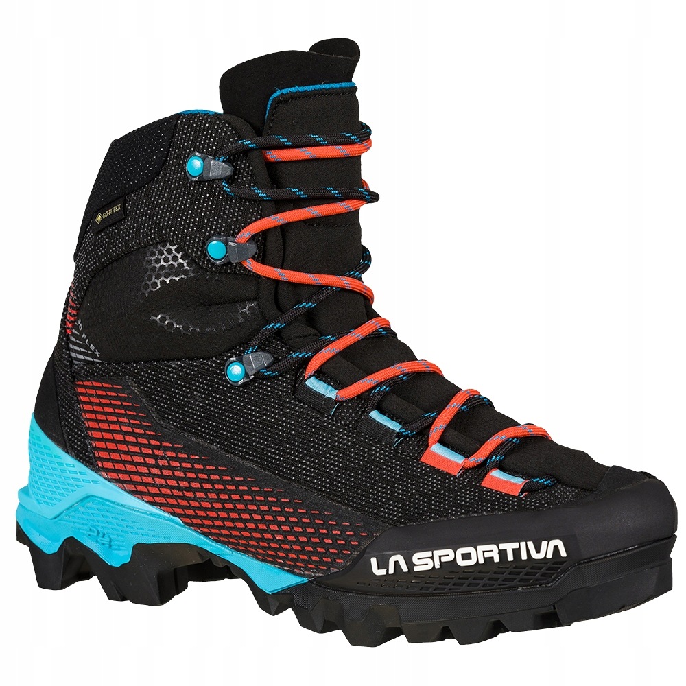 Horolezecké boty La Sportiva Aequilibrium St Gtx Women black/hibiscus|39,5