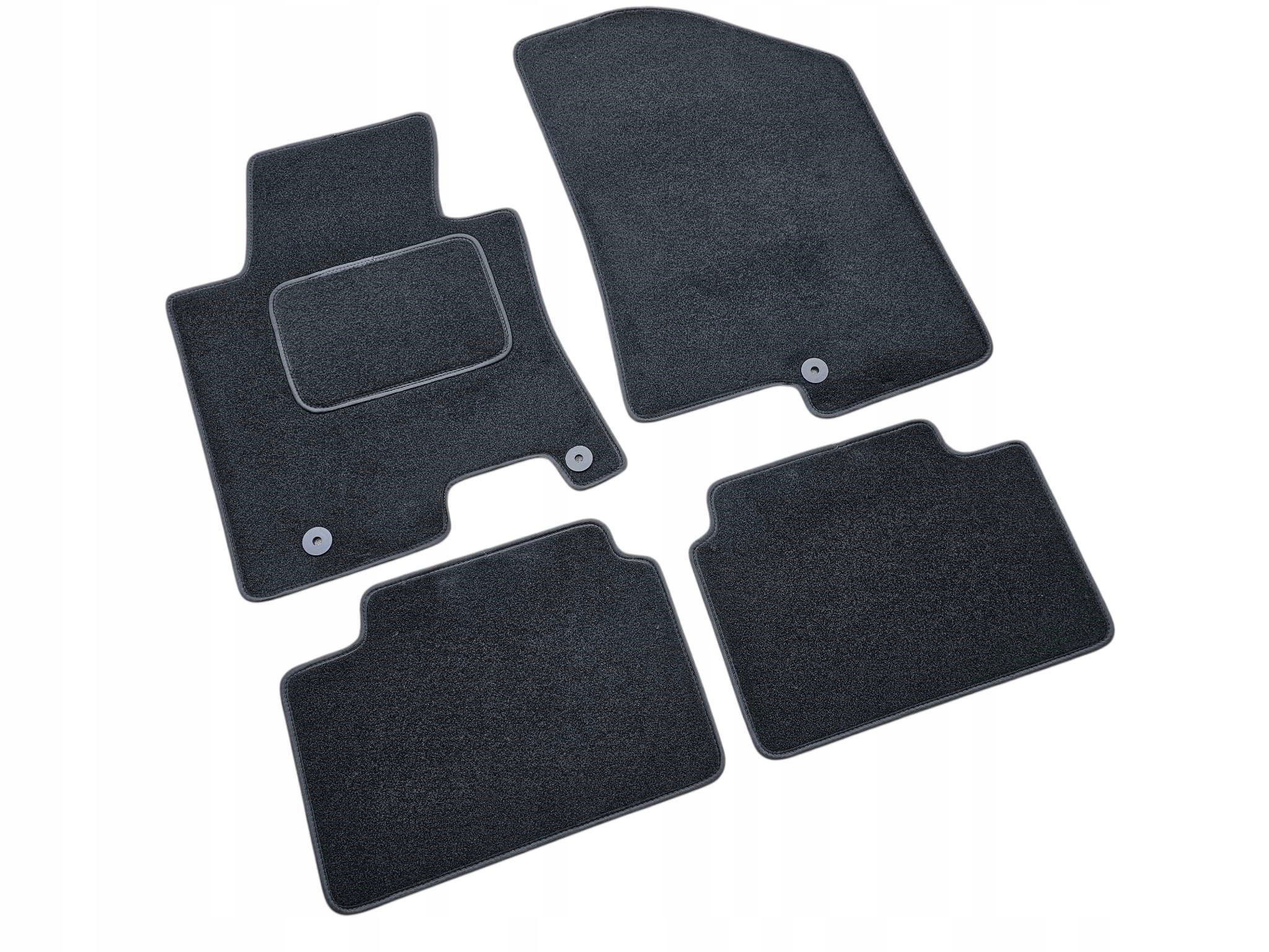 Hyundai i30 II Dywaniki Welurowe Komplet Dywaników 2012-2017 stopery