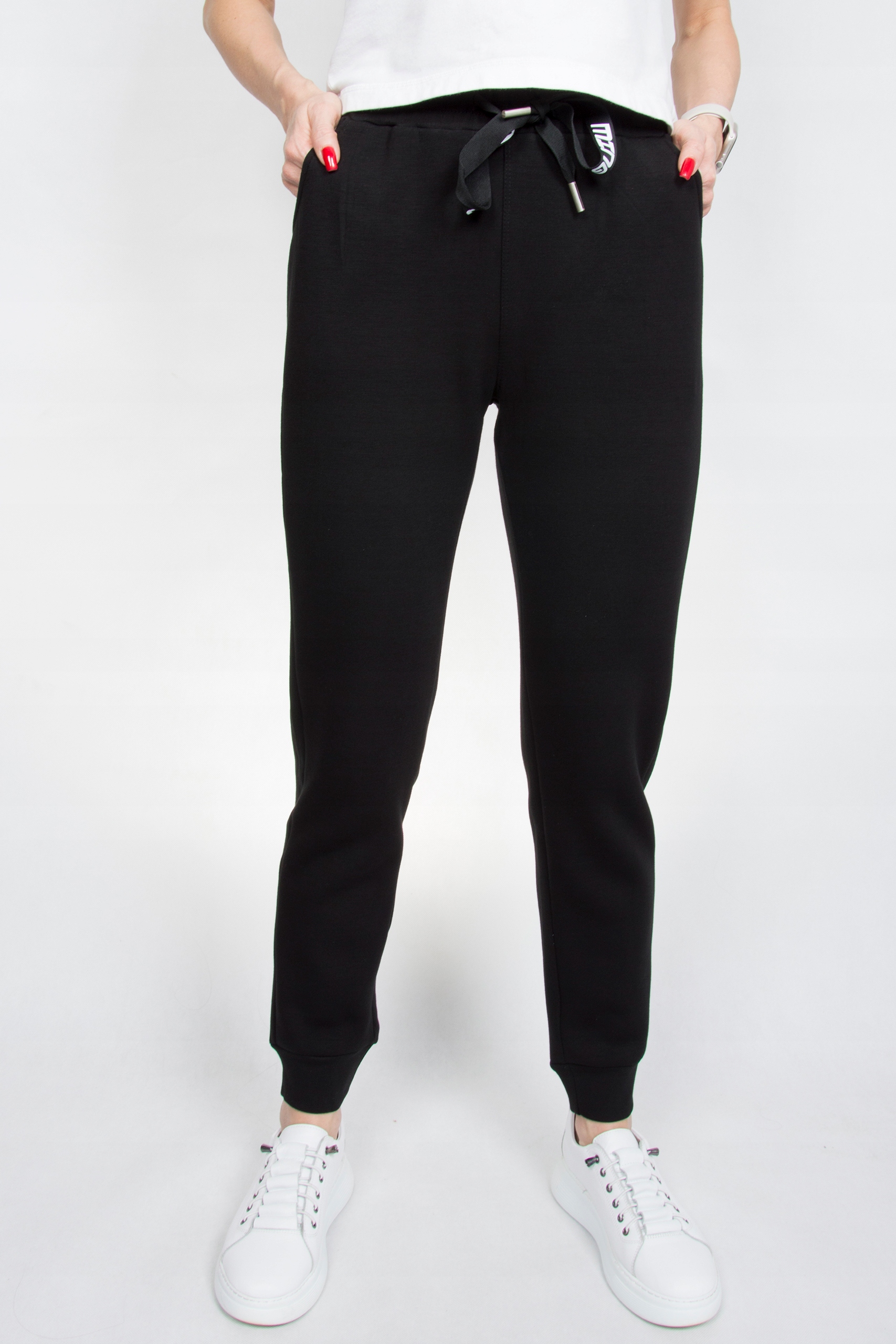 M355 OCIEPLANE DAMSKIE SPODNIE DRESOWE wysoki stan XXL/3XL Stan (wysokość w pasie) wysoki