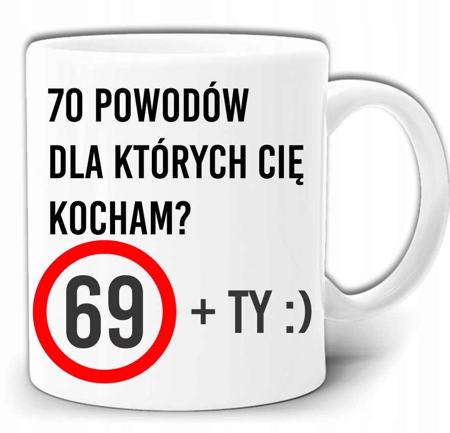 

70 Powodów Dla Których Kocham Kubek +pudełko GW277