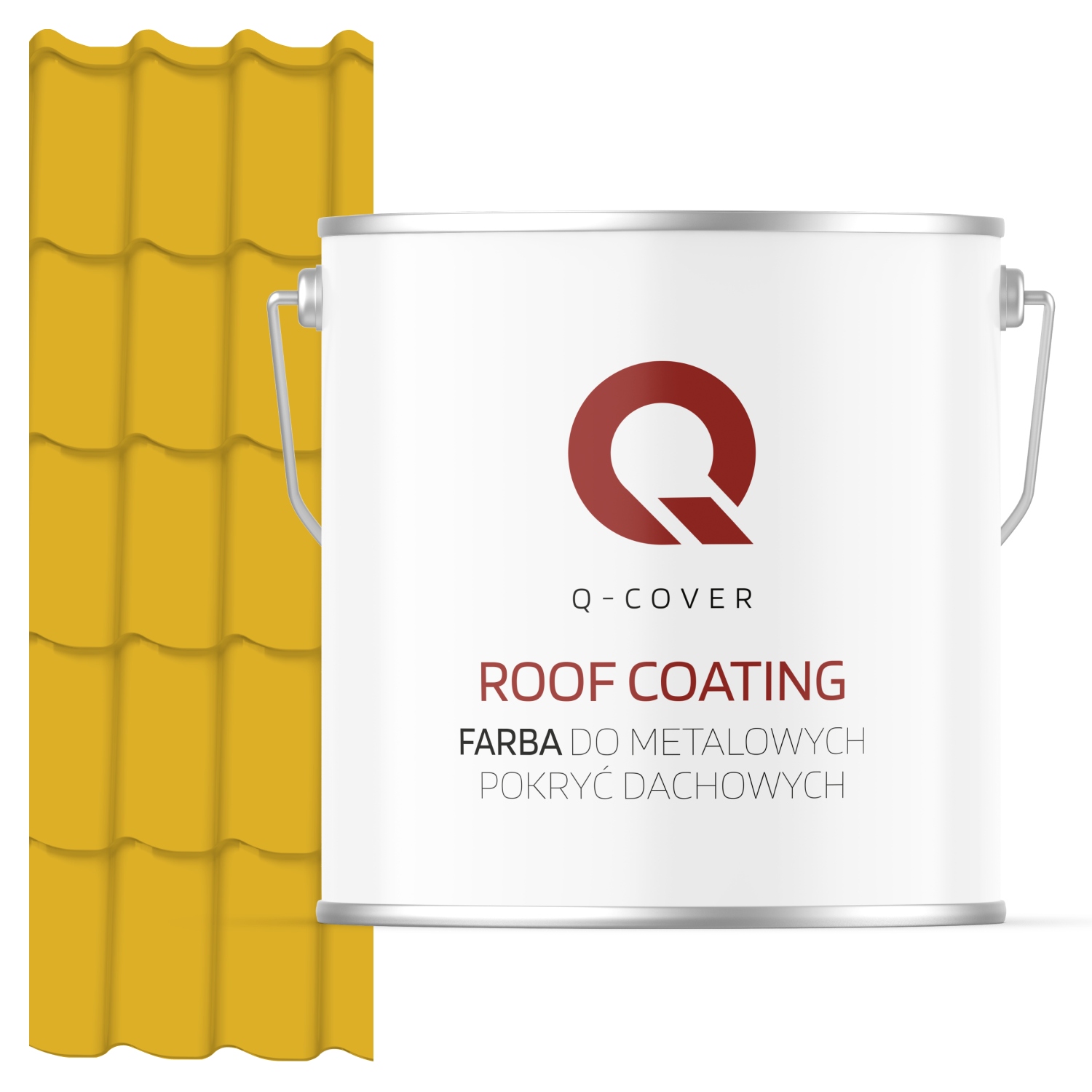 Farba Na Kovové Strechy Z Ocele Žltá Citrónová Ral 1012 5 L Saténová