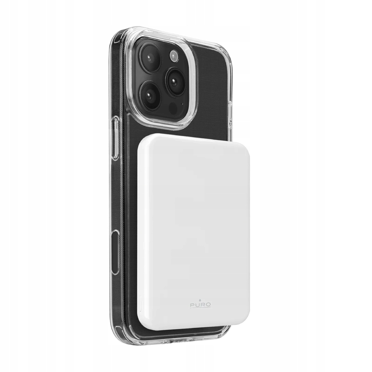 Powerbank Puro Mag Plus 5000 mAh Qi2 MagSafe Usb-c Pd 20W biały