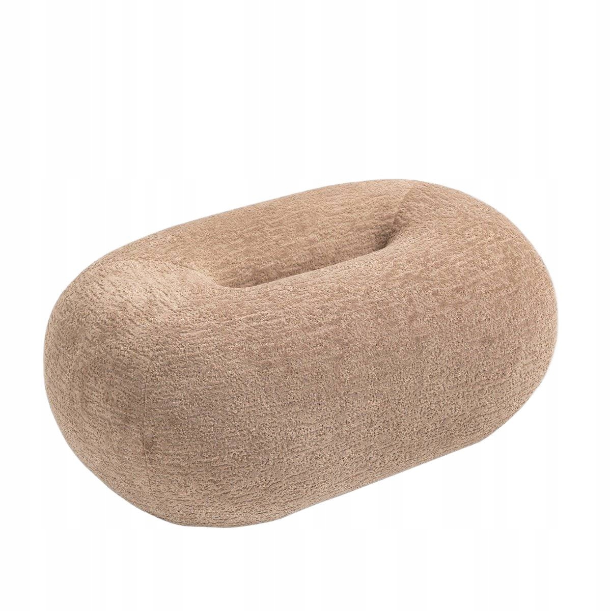 Pufa Luncta Béžová 82x52x34 cm Homla