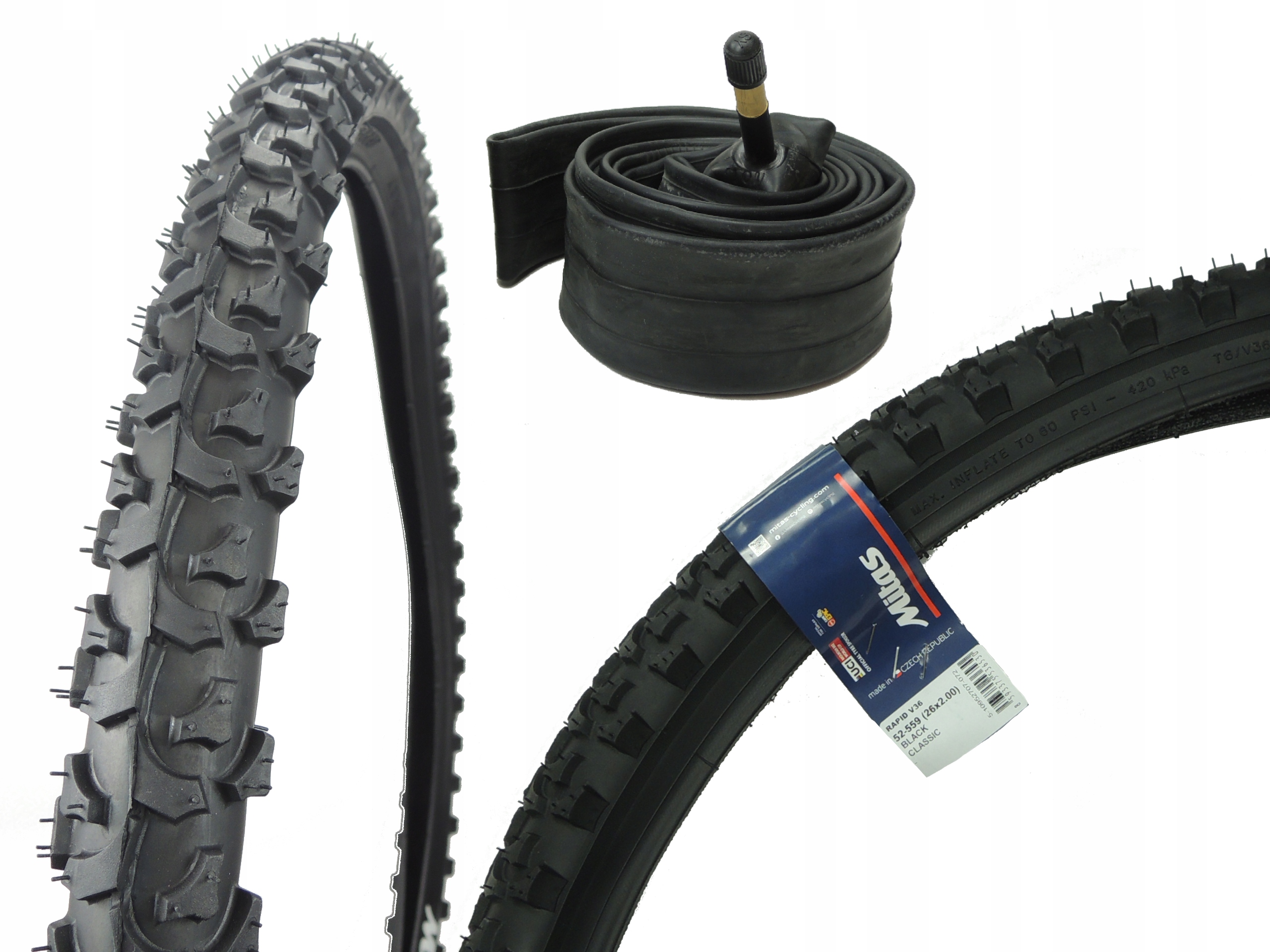 

Opona Rowerowa Mtb 26x2 52-559 Mitas dętka