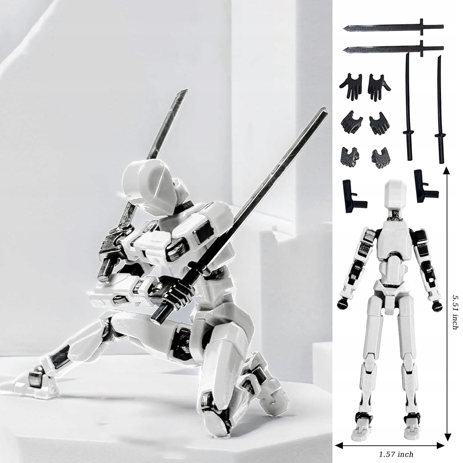 T13 RUCHOME FIGURKI AKCJI DRUKOWANE W 3D ZABAWKI Kod producenta 3693544